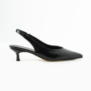 Vaghessa Alvara Siyah Slingback Arka Açık Lastikli