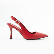 Vaghessa Elysia Kırmızı Arka Açık Slingback