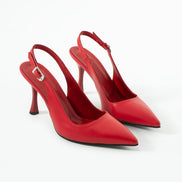 Vaghessa Elysia Kırmızı Arka Açık Slingback