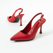 Vaghessa Elysia Kırmızı Arka Açık Slingback