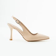 Vaghessa Elysia Bej Arka Açık Slingback