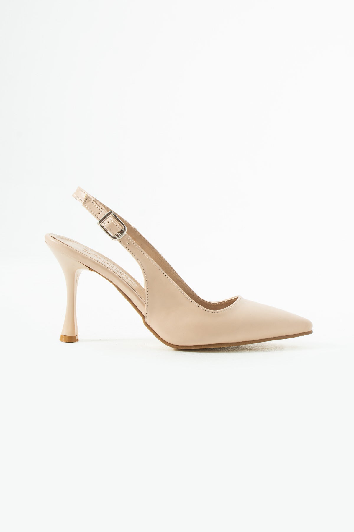 Vaghessa Elysia Bej Arka Açık Slingback