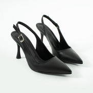 Vaghessa Elysia Siyah Arka Açık Slingback