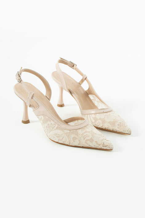 Vaghessa Nerina Bej Dantelli Slingback