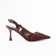 Vaghessa Nerina Bordo Dantelli Slingback