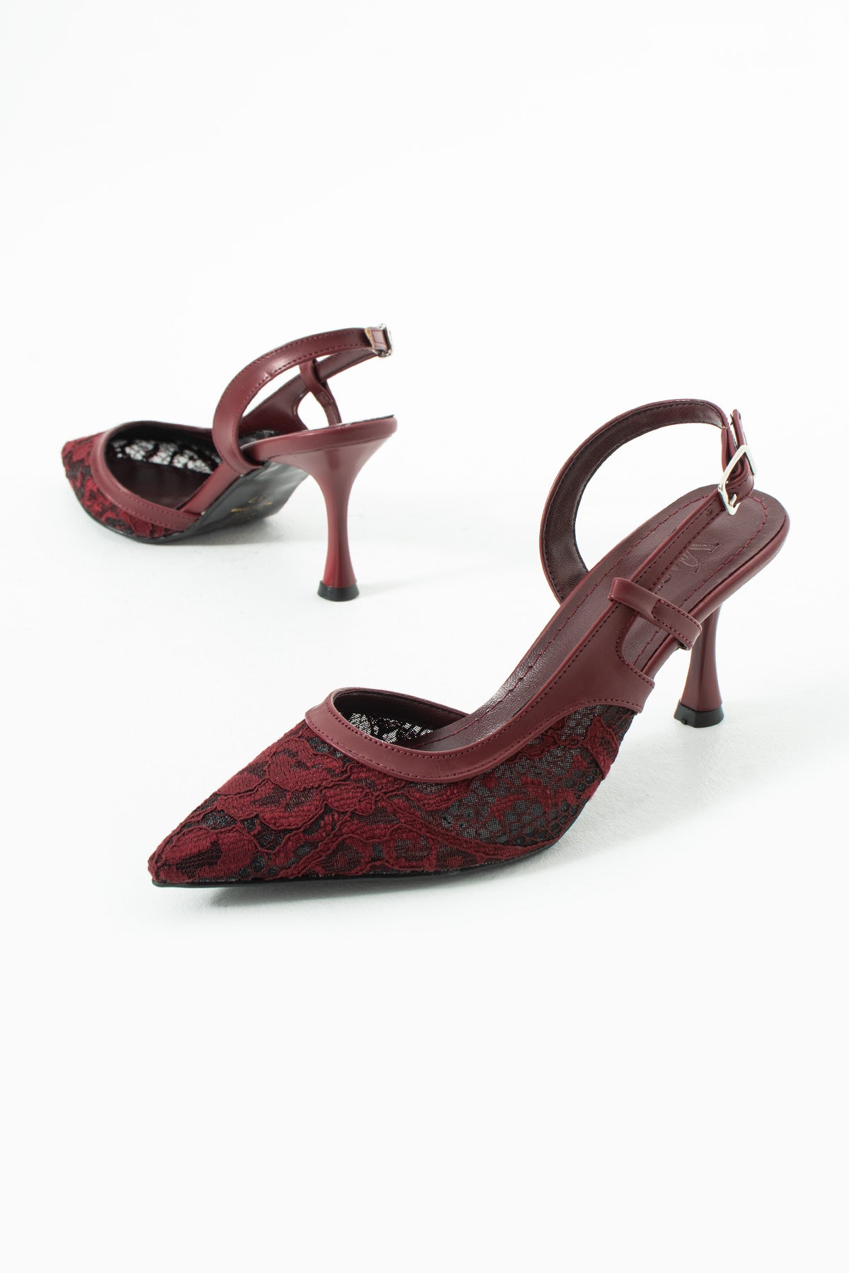 Vaghessa Nerina Bordo Dantelli Slingback