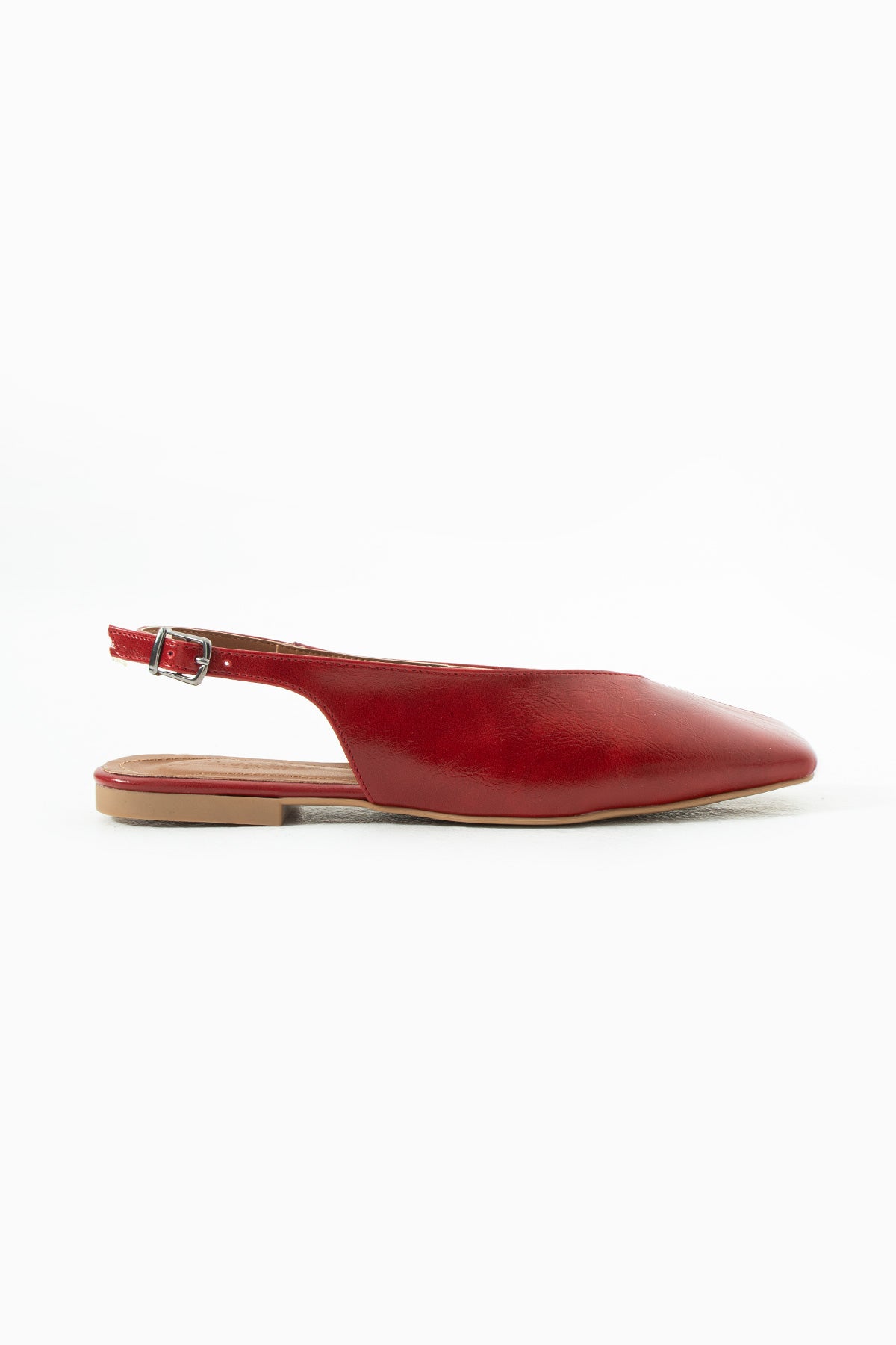 Vaghessa Lumira Kırmızı Slingback Babet