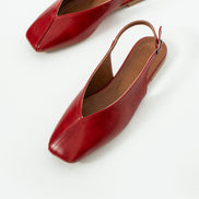 Vaghessa Lumira Kırmızı Slingback Babet