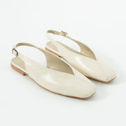 Vaghessa Lumira Bej Slingback Babet