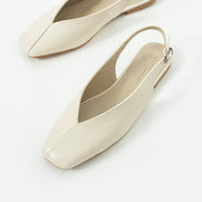 Vaghessa Lumira Bej Slingback Babet