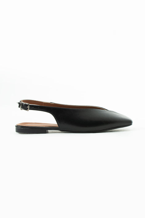 Vaghessa Lumira Siyah Slingback Babet