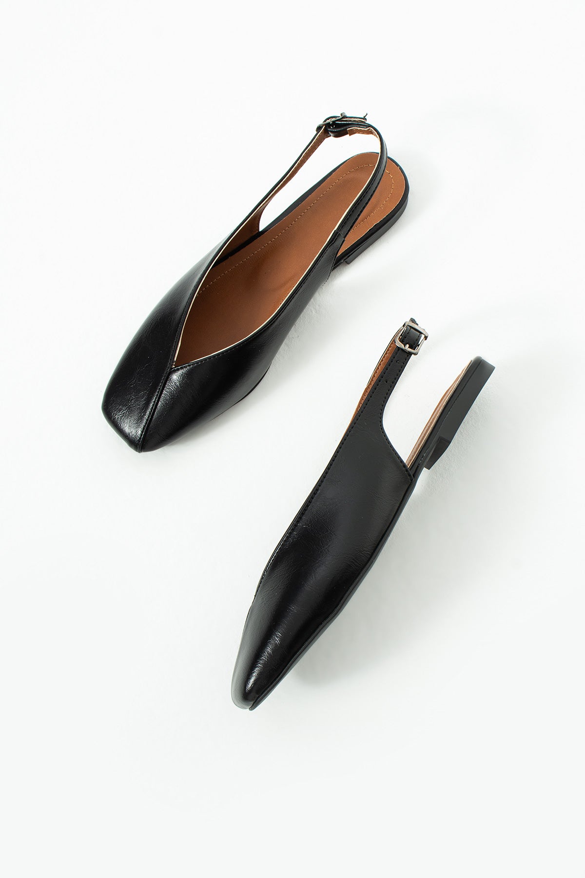 Vaghessa Lumira Siyah Slingback Babet