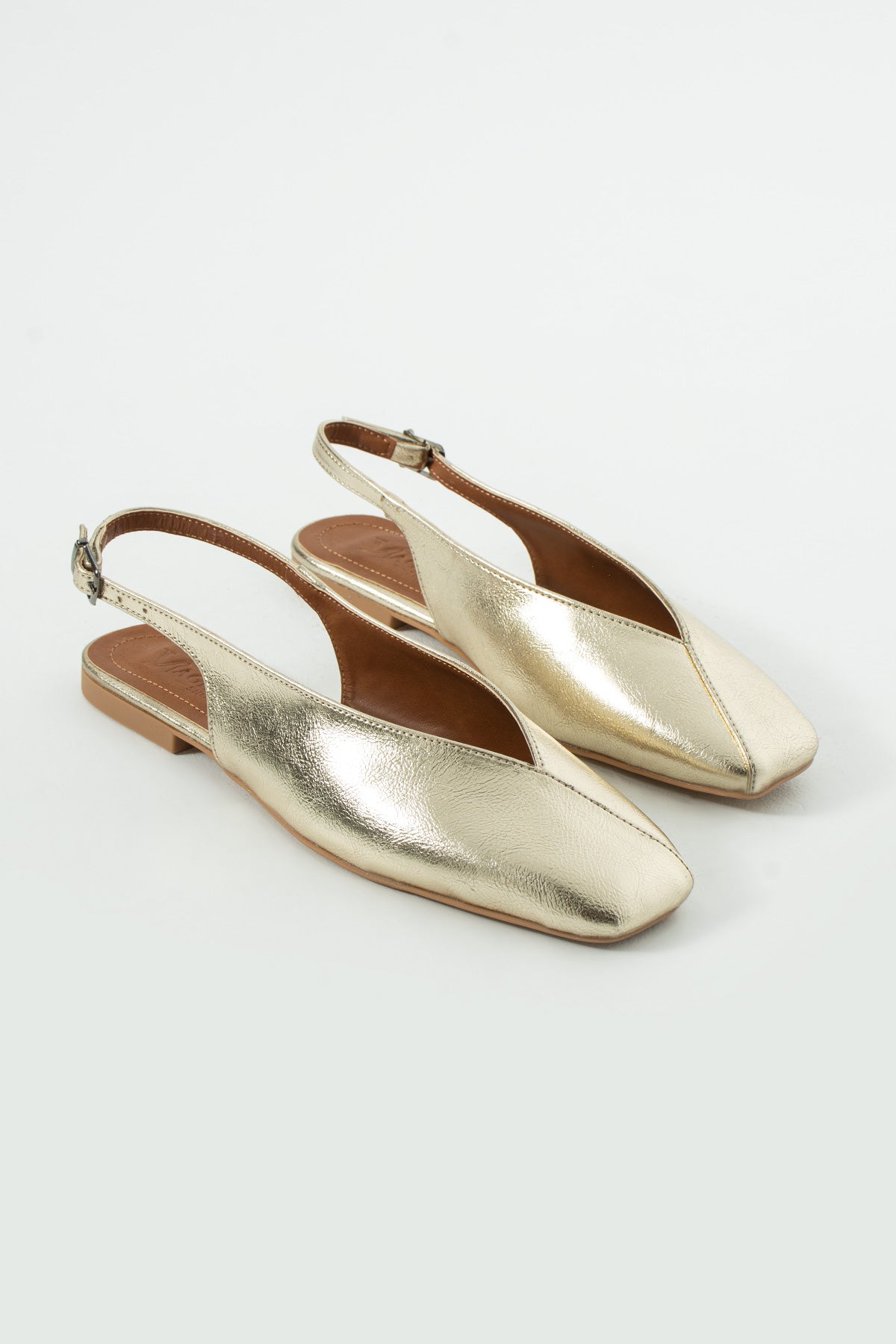 Vaghessa Lumira Altın (GOLD) Slingback Babet