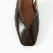 Vaghessa Lumira Kahverengi Slingback Babet