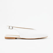 Vaghessa Lumira Beyaz Slingback Babet