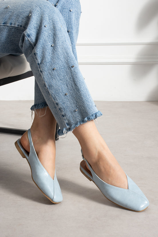Vaghessa Lumira Mavi (BABY) Slingback Babet