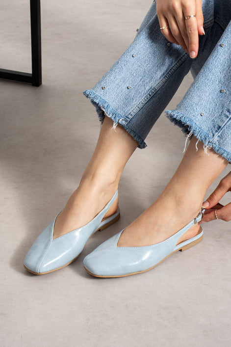 Vaghessa Lumira Mavi (BABY) Slingback Babet