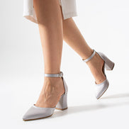 Vaghessa Ruby Gümüş Saten