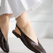 Vaghessa Lumira Kahverengi Slingback Babet