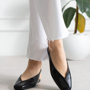 Vaghessa Lumira Siyah Slingback Babet