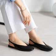 Vaghessa Lumira Siyah Slingback Babet